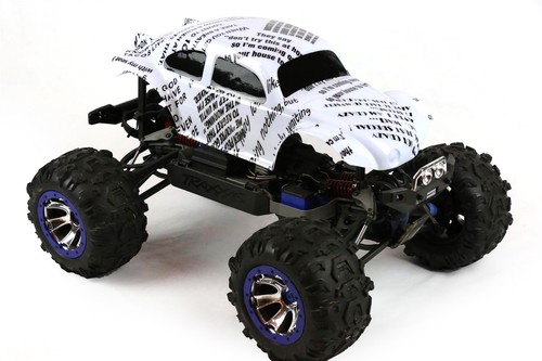 Buggy transparente de carrocería personalizada para Traxxas Summit 1/10 VW Baja Beetle - Imagen 4 de 7