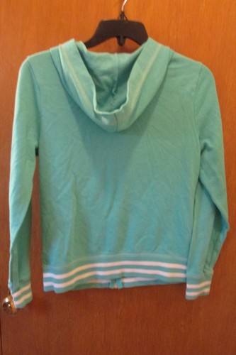 GIRLS JUSTICE SIZE 14 HOODIE W/ GLITTER SOFTBALL EMBLEM Long Sleeve - Picture 5 of 5