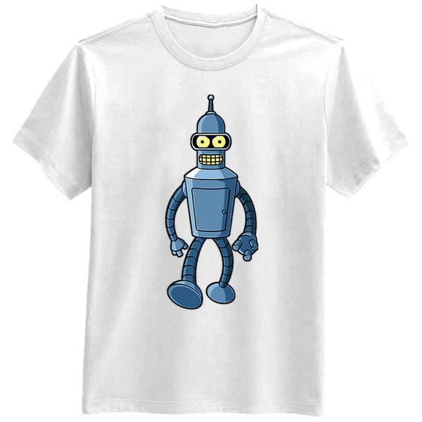 Bender Robot Futurama Anime Cartoon Retro Funny T Shirt Tee Mens Womens Gift New