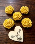 10 x FLOATING ROSE Beeswax Dinner Weeding Table Church Altar Candles