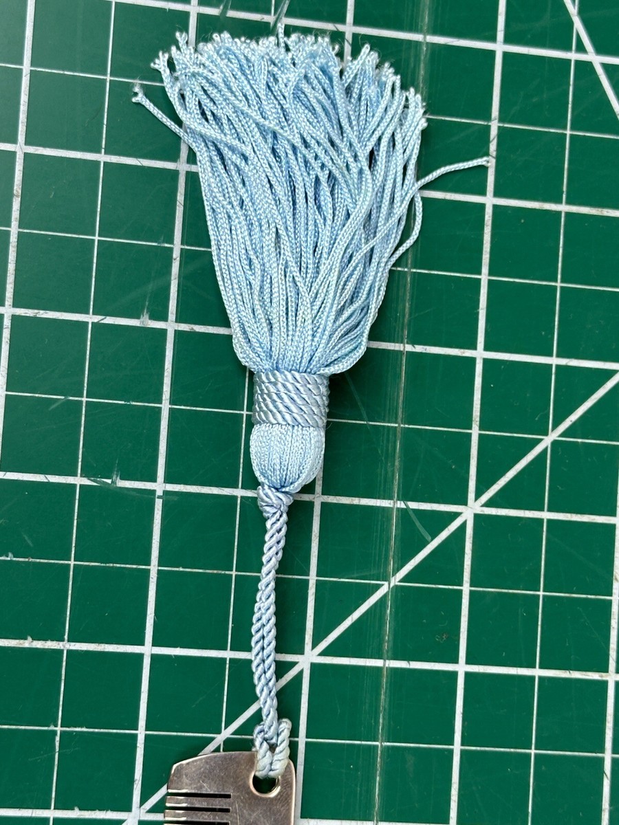 Tiffany & Co. Sterling Baby Comb Blue Tassel Monogram MG | eBay