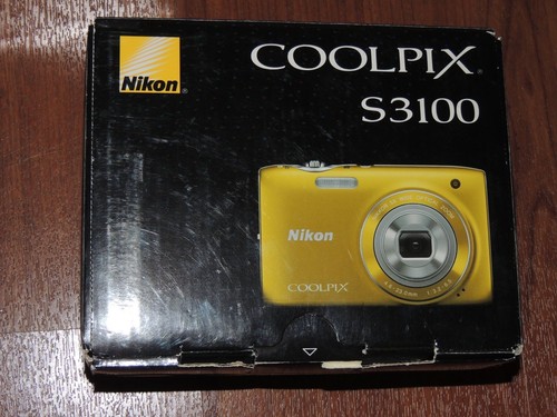 Open Box - Nikon COOLPIX S3100 14.0MP Digital Camera - Yellow - 018208262656