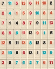 Original Genuine Authentic Rummikub Rummy-O Replacement Tiles Pieces Pick 'Em