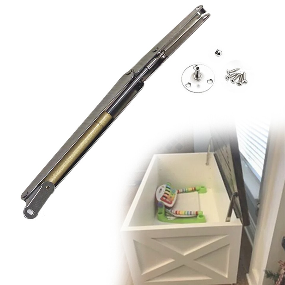 Gas Struts Heavy Duty Soft Close Lid Support Hinges Automatic Slow