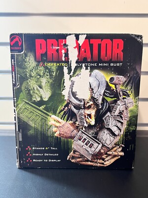 箱付　パリセイズ PREDATOR プレデターポリストーンミニバストフィギュア Palisades Toys Predator Defeated Polystone Mini Bust Limited