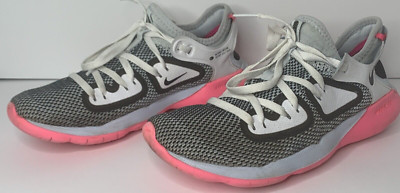 NIKE SolarSoft Flex Womens Size 7.5 Wht/Blk/Pnk Natural Motion Offset 6.0 2019