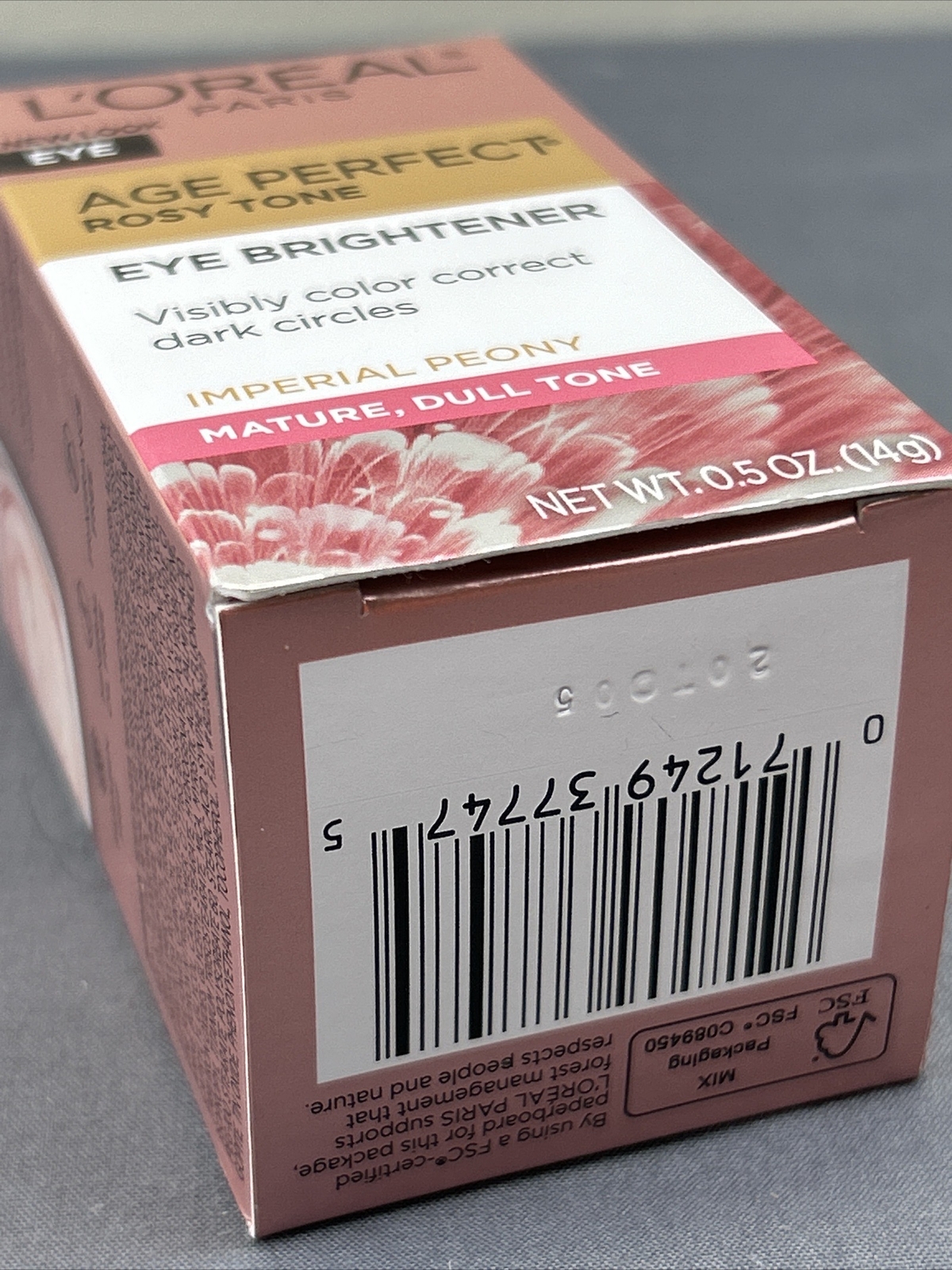 L'Oreal Age Perfec Rosy Tone Eye Brightener Dark Circles Mature Dull