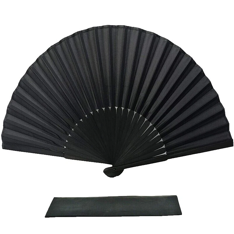 Ventiladores de mano Negro Adulto Unisex Vintage