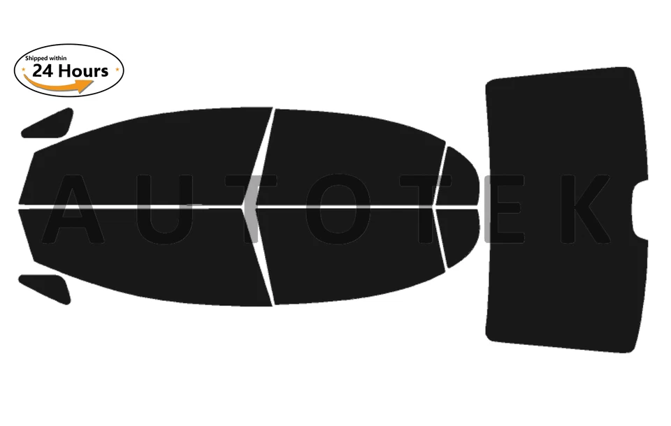 Computerized Custom PreCut 2Ply Window Tint Film Kit For 06-11 Honda Civic Sedan - Image 2 of 4