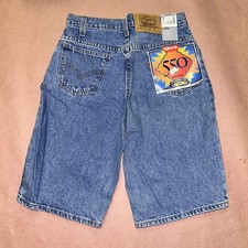 Vintage 1990 s Levis 550 Student Shorts, Deadstock NWT, Size W26