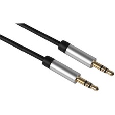 Image of 3m 3.5mm Stereo Male Jack SLIM ALUMINIUM BODY Audio Headphone Aux Cable 3.5 Lead