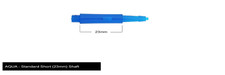 Harrows Clic Standard Short 2ba Dart Shafts - Aqua