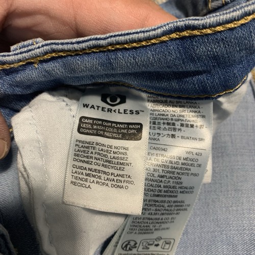 Levi’s 711 Skinny Jeans Women’s Size 29 Inseam 29” Blue - 第 6/10 張圖片
