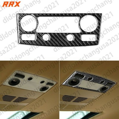 Real Carbon Fiber Rear Reading Light Panel Cover Trim For BMW 5 Series E60 04-10
