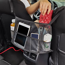 Car Seat Side Storage Net Handbag Holder Organizer Prevents Items Falling