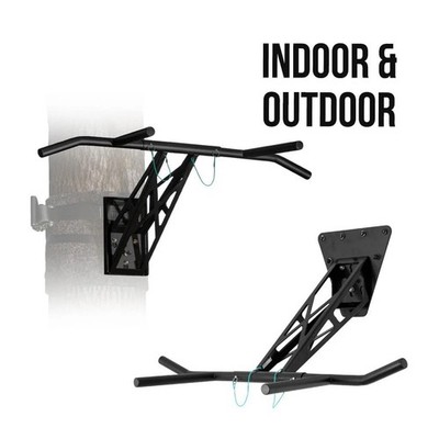 Premium Klimmzugstange und Dip Stange für zuhause an Wand und outdoor im Garten