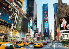 Jigsaw Puzzles for Adults 1000 Pieces, City Walk with Poster Interlock Perfectly