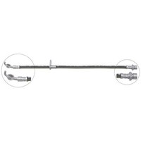 Bremsschlauch 468 Mm INN M10X1.0 Banjo 10.0 Mm A.B.S. FüR U.A. Toyota Corolla
