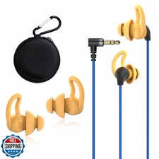 MIPEACE Ear Plug Headphones for Work, Custom-fit Work Earbuds Earphones-Safet