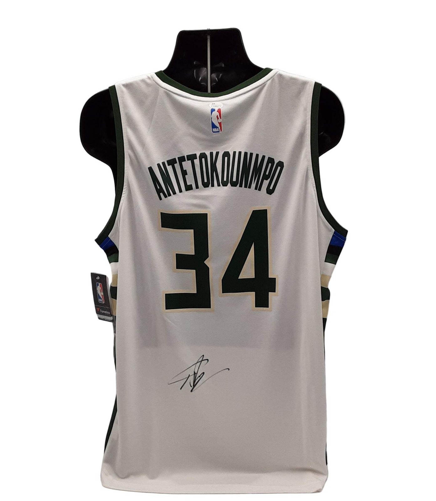 Giannis Antetokounmpo Authentic Signed Pro Style Jersey Autographed JSA R1 