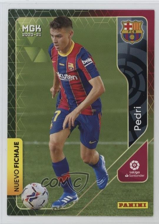 2020-21 Panini Megacracks MGK La Liga Nuevo Fichaje Pedri #430 Rookie RC