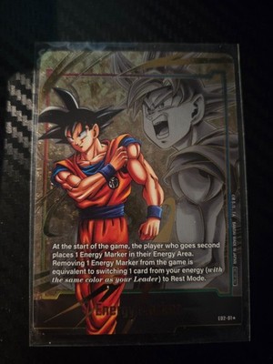 Dragon Ball Fusion World | Gold Energy Marker | Son-Goku | E02-01 | Englisch