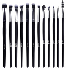 Eye Makeup Brushes 12Pcs Eyeshadow Makeup Brushes Set with Soft Synthetic Hairs