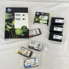 HP 950xl/951xl Black and Color Ink Cartridges  New Sealed & Open Box