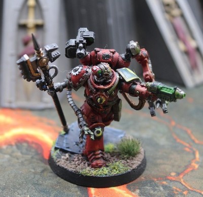 Space Marines  Ultramarines Primaris Techmarine - Well Painted #7141