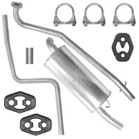Auspuff Auspuffanlage SchalldäMpfer FüR Ford Fiesta 5 V MK5 1.4 Tdci SchräGheck