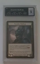 PCG 9 Arcanite Skullcap Flesh and Blood FaB Everfest First Edition Mint 9 Error