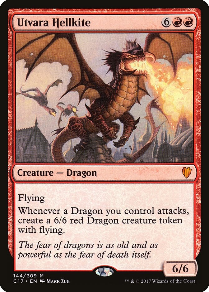 Utvara Hellkite [Commander 2017] #144 NM MTG