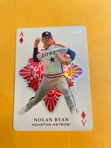 Nolan Ryan ALL ACES 2023 Topps Playing Card Insert Card # AA32