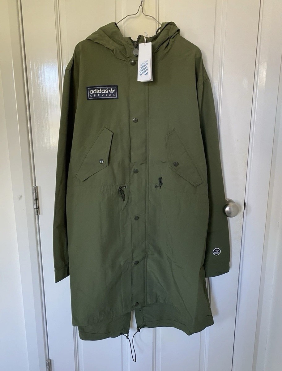 Adidas SPZL Halewood Spezial Parka Jacket - Wild Pine Green
