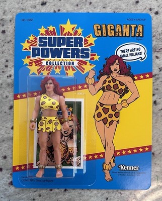 Custom DC  Kenner  Super Powers GIGANTA Figure-MOC- With Collectors Card!