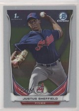 2014 Bowman Draft Chrome Justus Sheffield #CDP27 2oj