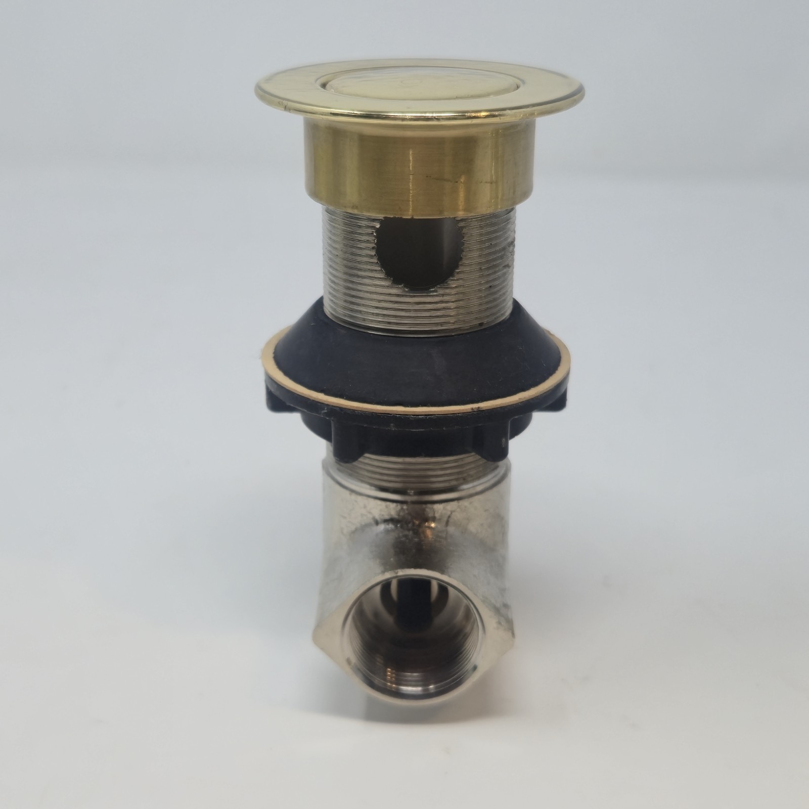 Kohler Antique Polished Brass Bathroom Widespread Faucet Handles & Drain PARTS image 10