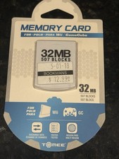 Tomee 32MB Memory Card for GameCube  Wii   Reliable Game Saving