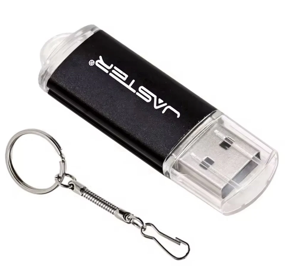 Chiavetta USB 2.0 ad alta velocità 128M 4GB 16GB 32GB 64GB 128GB Con portachiavi - Immagine 2 di 3