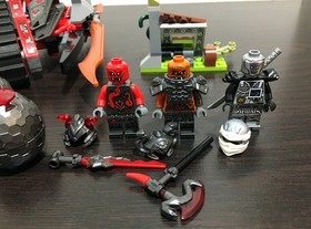 LEGO NINJAGO 70624 Vermillion Invader Loose All Minifigures, Missing 4 Parts