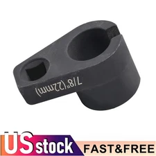 7/8-Inch 22mm Offset Oxygen O2 Sensor Socket Wrench Removal Tool Drive 3/8" US