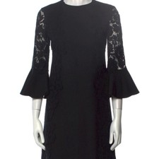 $3900 Retail Valentino Lace Sleeve Shift Dress BNWT