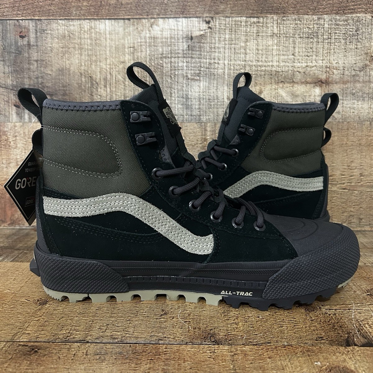 Vans Gore-Tex Black Green and White Sneakers VANS SKATE OLD SKOOL GREEN/WHITE – FTC SKATEBOARDING main image 4
