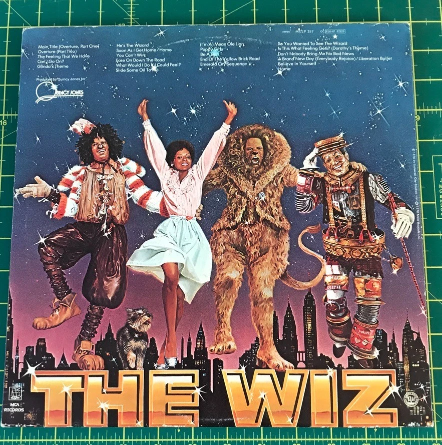 The Wiz Michael Jackson Diana Ross Double Vinyl Soundtrack LP 1978 MCA Records - Image 2 of 4