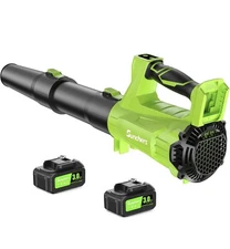Cordless Leaf Blower 280MPH 650CFM Two-Speed Battery Operated Lightweight New