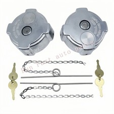 New Pair Locking Fuel Cap For Freightliner Century 112 120 03-37017-002 New