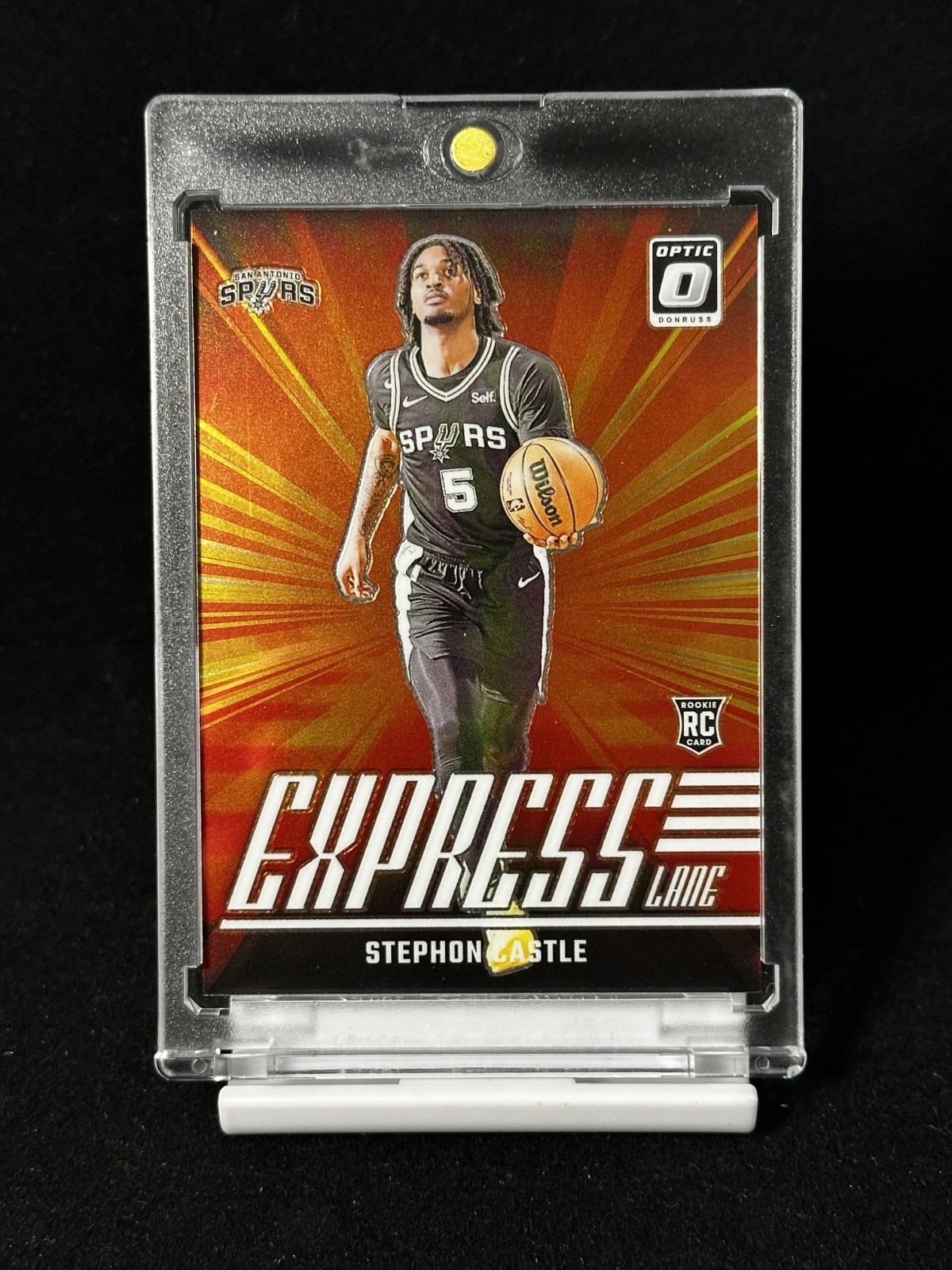 2024-25 Panini Donruss Optic - Express Lane Stephon Castle #1 Holo Prizm (RC)