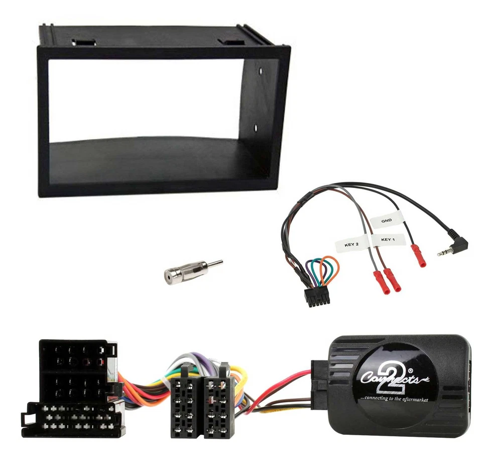 JVC USB Bluetooth Lenkrad DAB 2DIN Autoradio für VW Golf 4 Polo Passat ISO - Bild 3 von 4