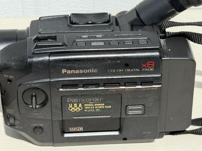 Panasonic Palmcorder 1992 PV-32 Compact VHS-C Camcorder Movie