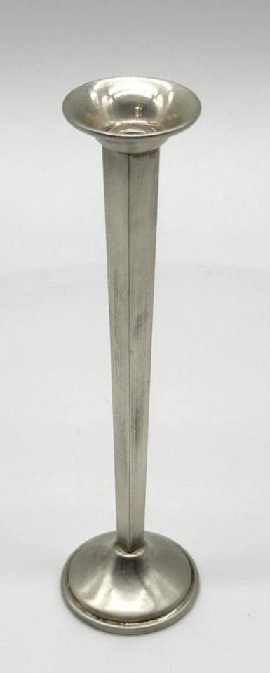 Jarrón CARTIER Bud de 5 1/2" de alto con peso de plata de ley Foto 3 de 4